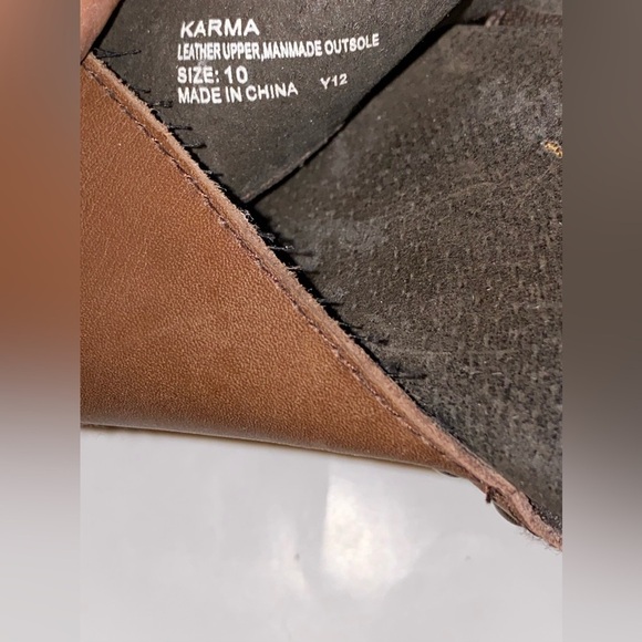 Very Volatile Karma Women Open Toe Wedge Platform Sandal Brown Slip-On Casual - Picture 4 of 7